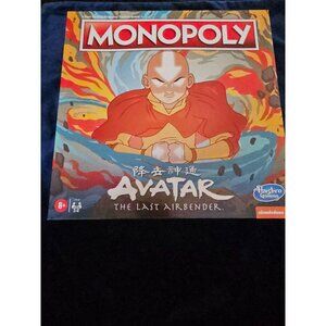 Monopoly Avatar The Last Airbender Board‎ Game By Hasbro For Ages 8+